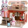 WOOPIE Dollhouse Rabbit Family Florist + Figure
