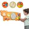 Viga Toys Sensory Montessori Teddy Bear Manipulation Board