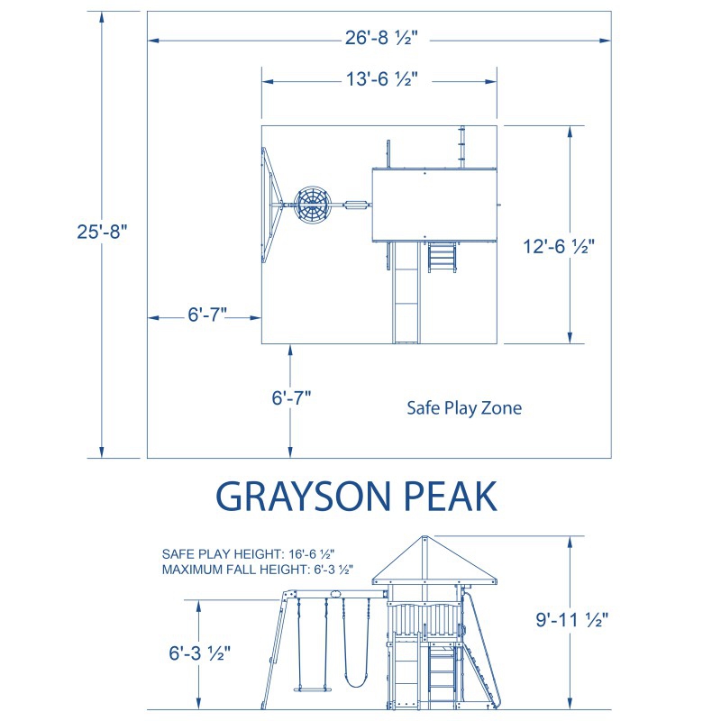 Drewniana wieża przygód grayson peak step2