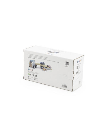 Drewniana laweta z samochodzikami Viga Toys