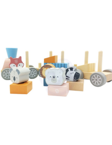 Kolorowa Kolejka Viga Toys