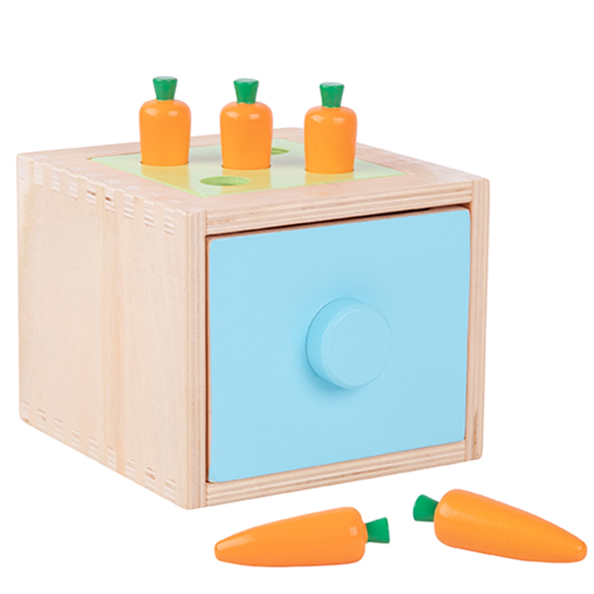 Drewniana szuflada edukacyjna sorter montessori