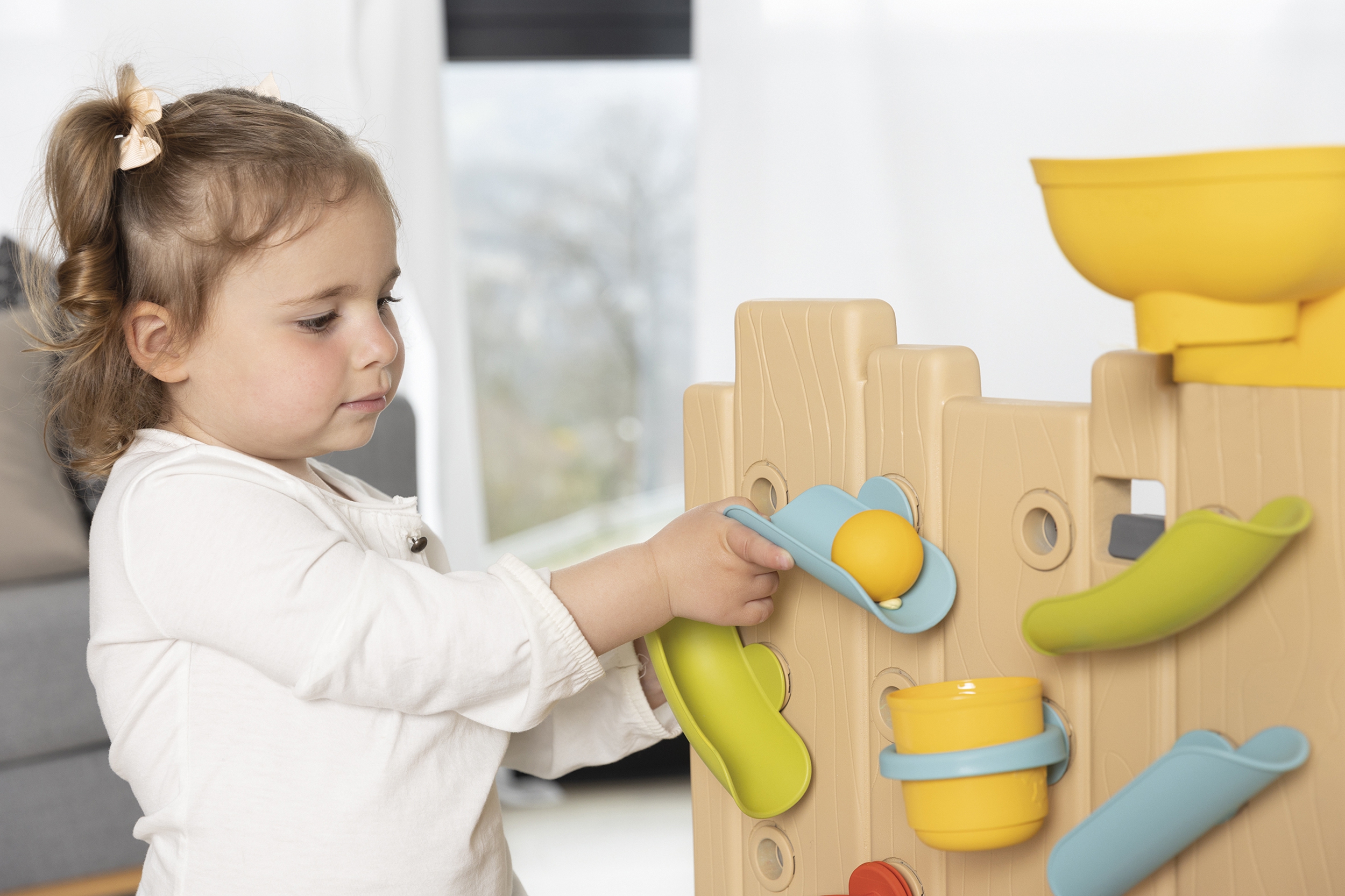 Ścianka aktywności dwustronna - tablica manipulacyjna montessori