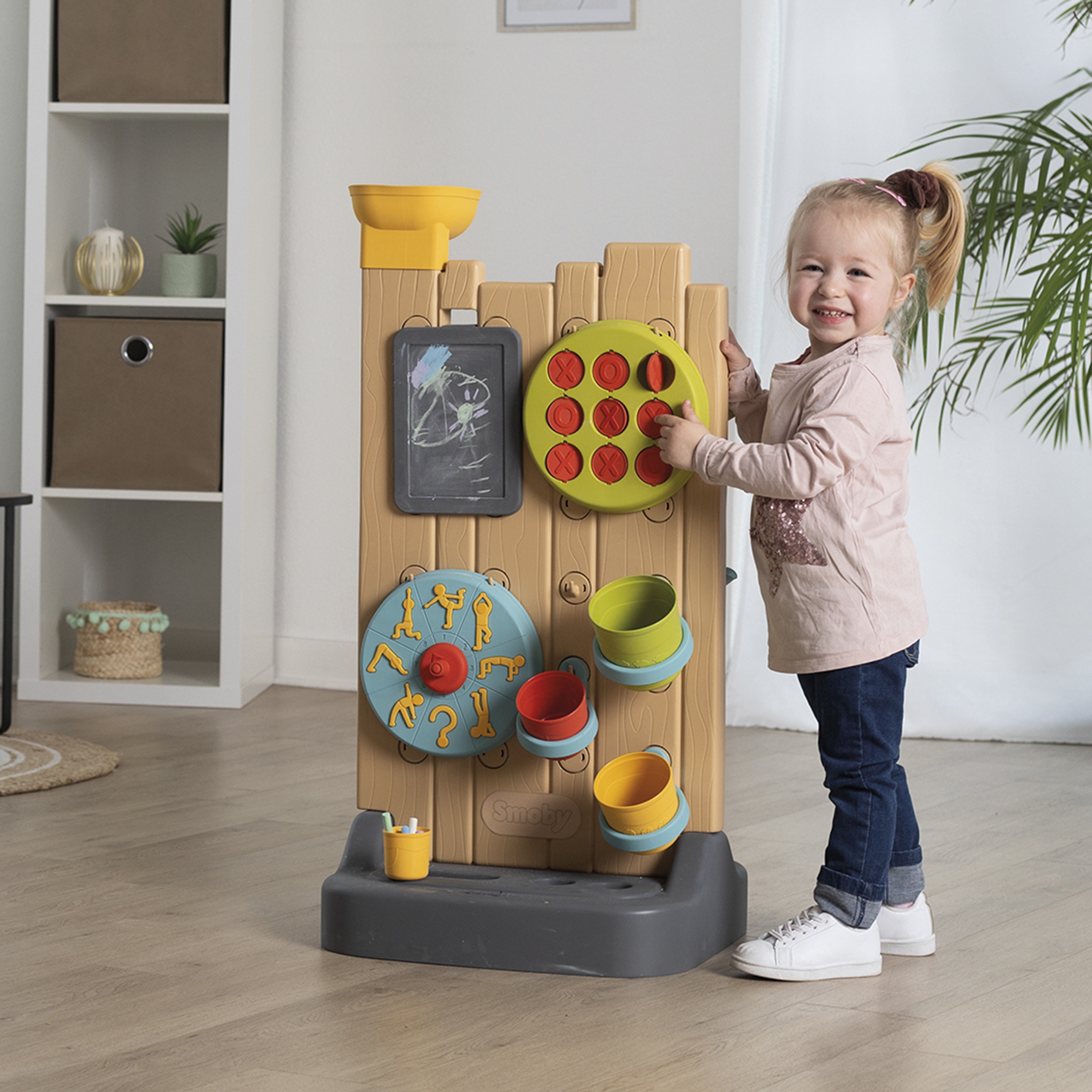 Ścianka aktywności dwustronna - tablica manipulacyjna montessori