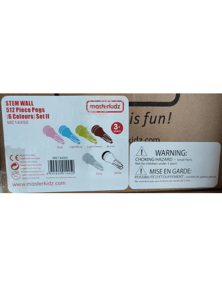 MASTERKIDZ Kołeczki Do Tablicy 512 Szt. 6 Kolorów