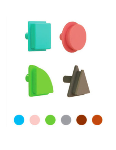 MASTERKIDZ Geometryczne Elementy Tablic 256 szt