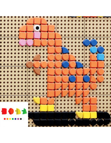 MASTERKIDZ Geometryczne Elementy 8 Kolorów
