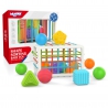 WOOPIE BABY Flexible Sensory Cube Baby Sorter Colorful Shapes 13 psc.