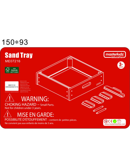 MASTERKIDZ Ramka Na Piasek + Akcesoria