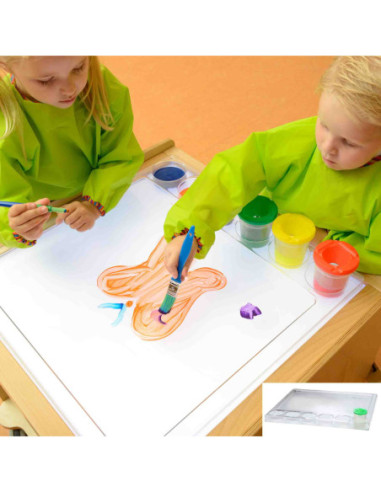 MASTERKIDZ Kwadratowa Taca do Malowania