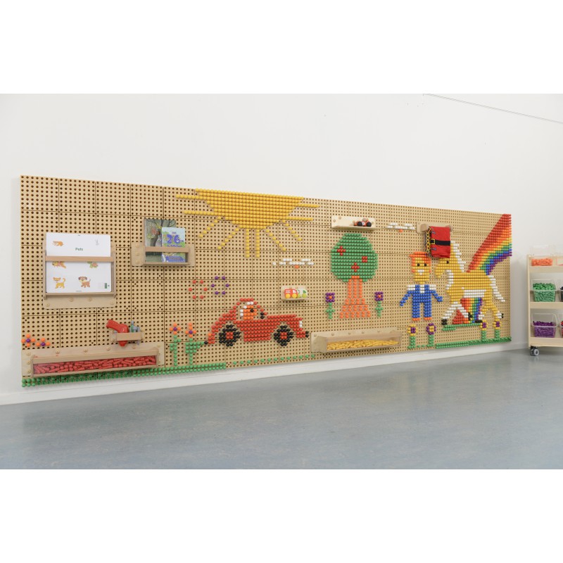 Panel ścienny tablica naukowa kreatywna stem 120x80 cm bez panelu montażowego