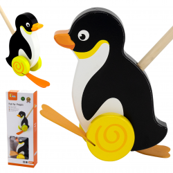 Viga Toys Wooden Penguin Pusher