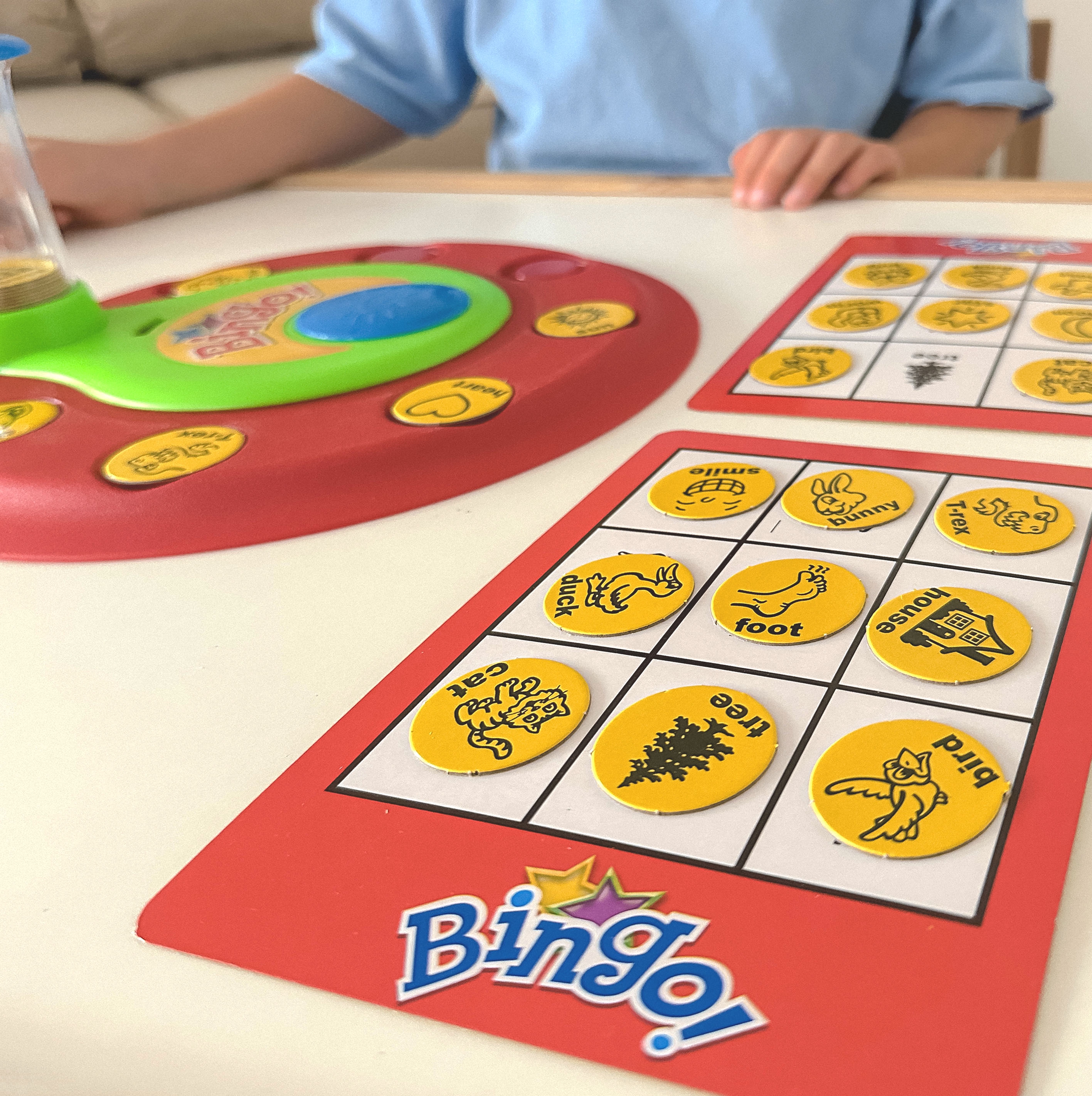 Bingo gra dopasuj żetony planszowa rodzinna