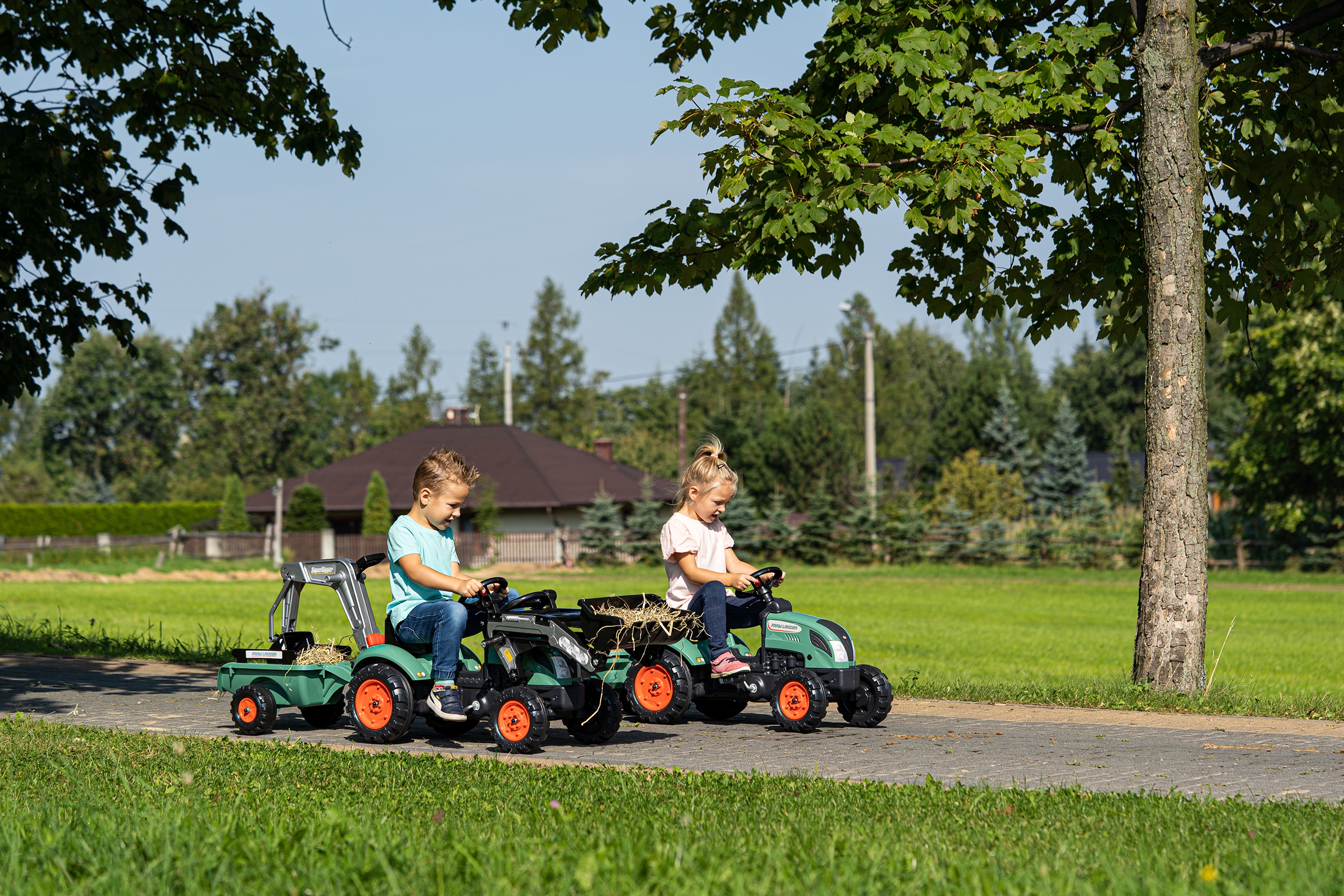 Farm lander koparko - ładowarka traktor 2-5 lat