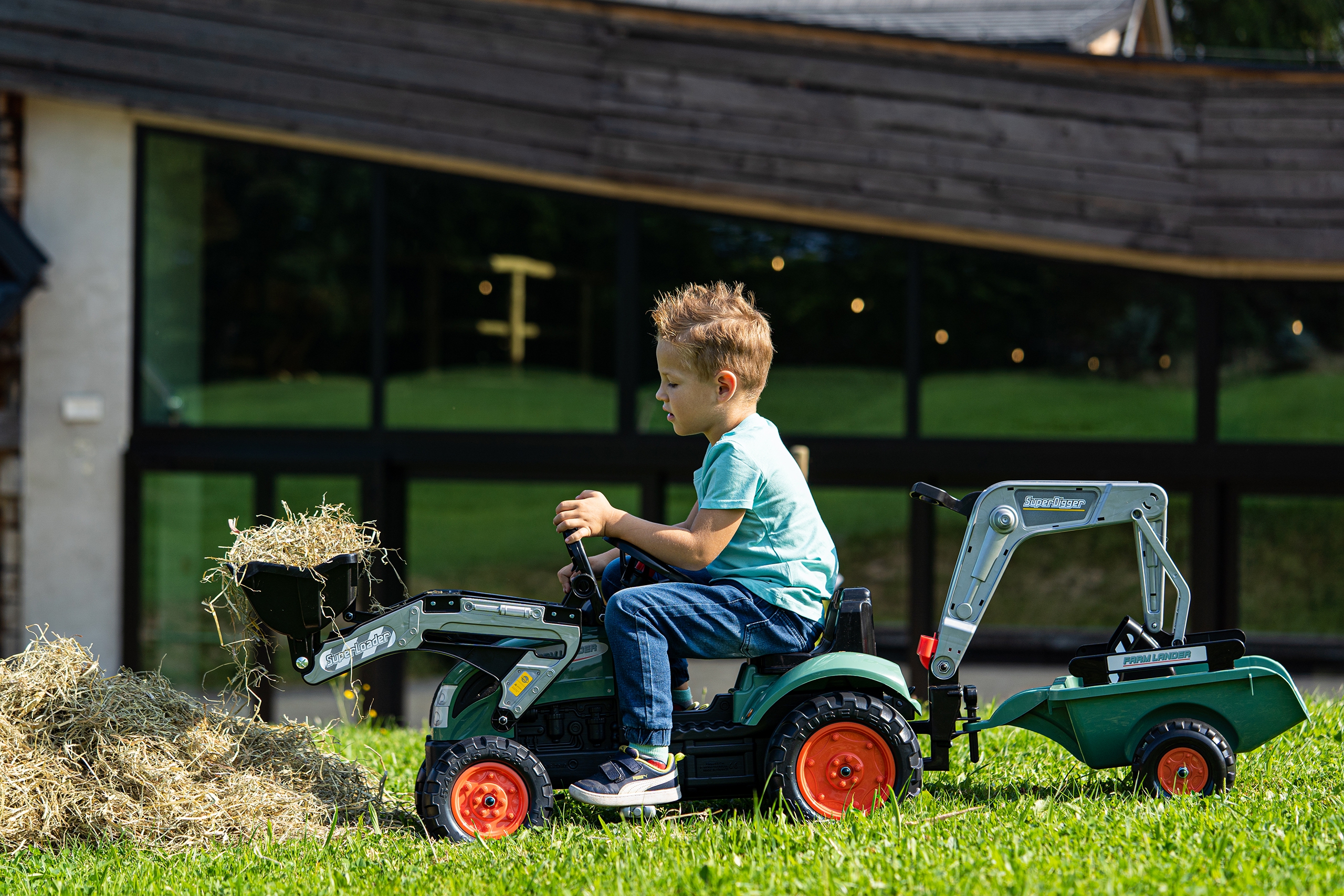 Farm lander koparko - ładowarka traktor 2-5 lat