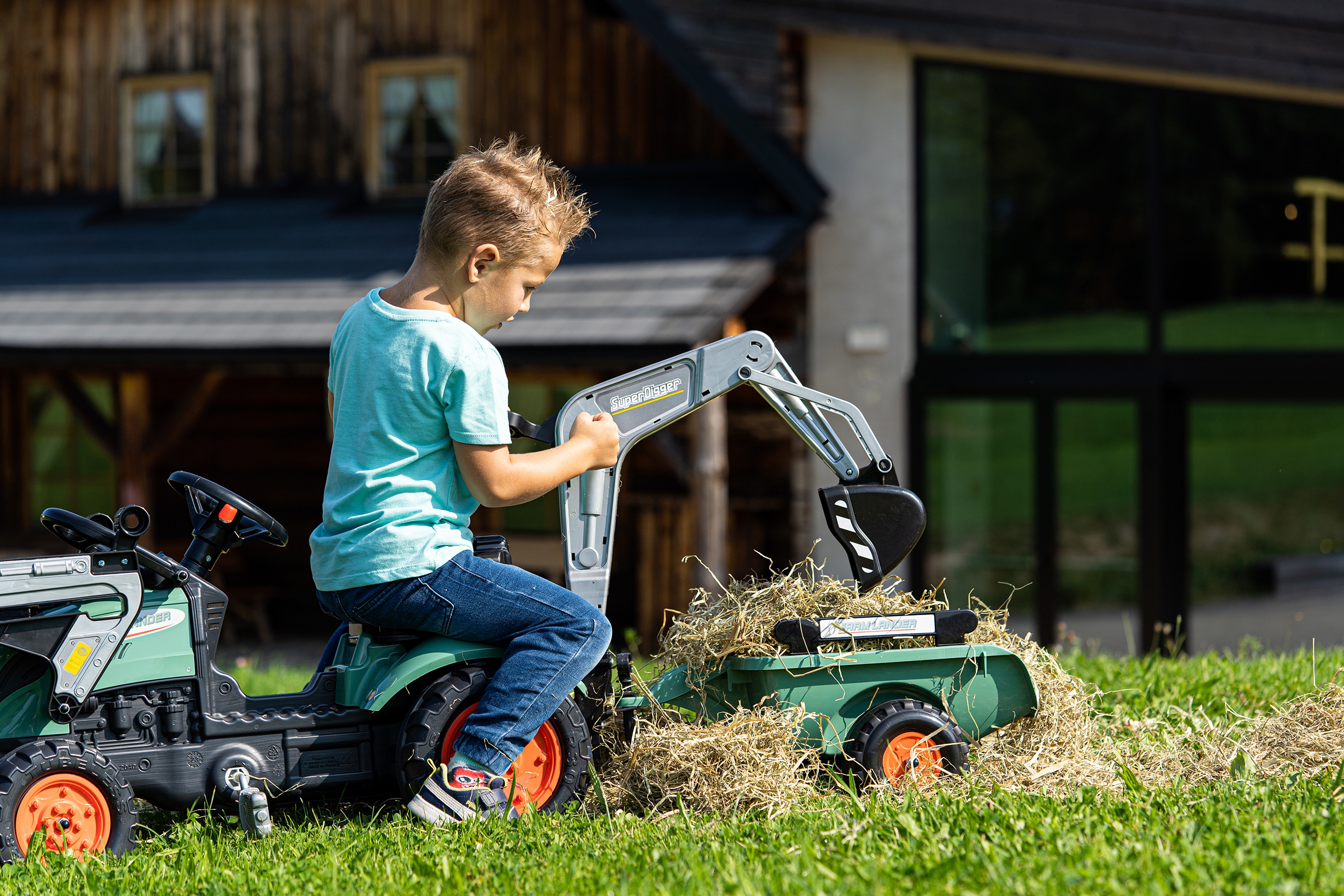 Farm lander koparko - ładowarka traktor 2-5 lat