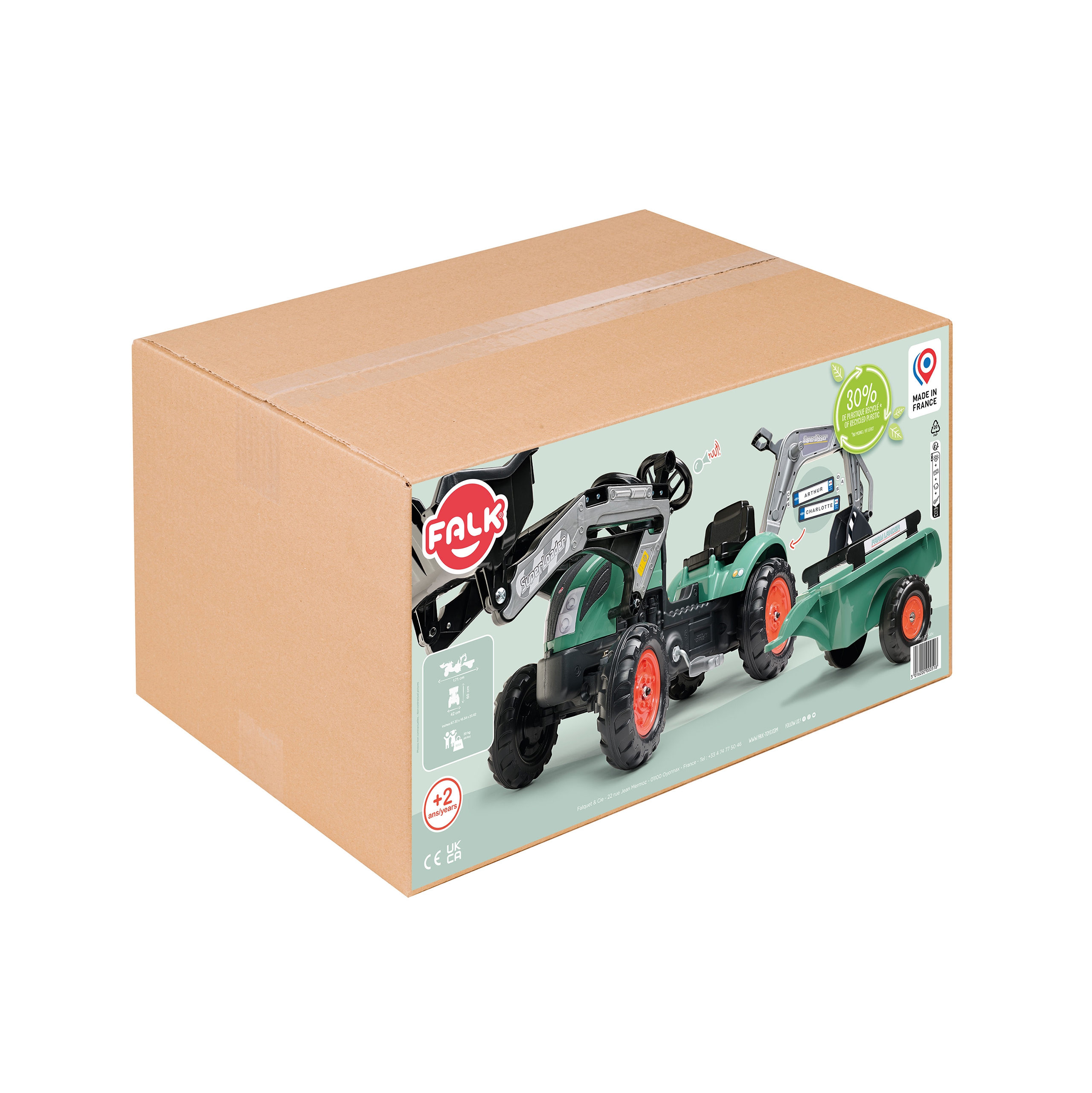 Farm lander koparko - ładowarka traktor 2-5 lat