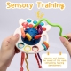 WOOPIE BABY Zabawka Sensoryczna Montessori Gryzak Wielofunkcyjny 0+