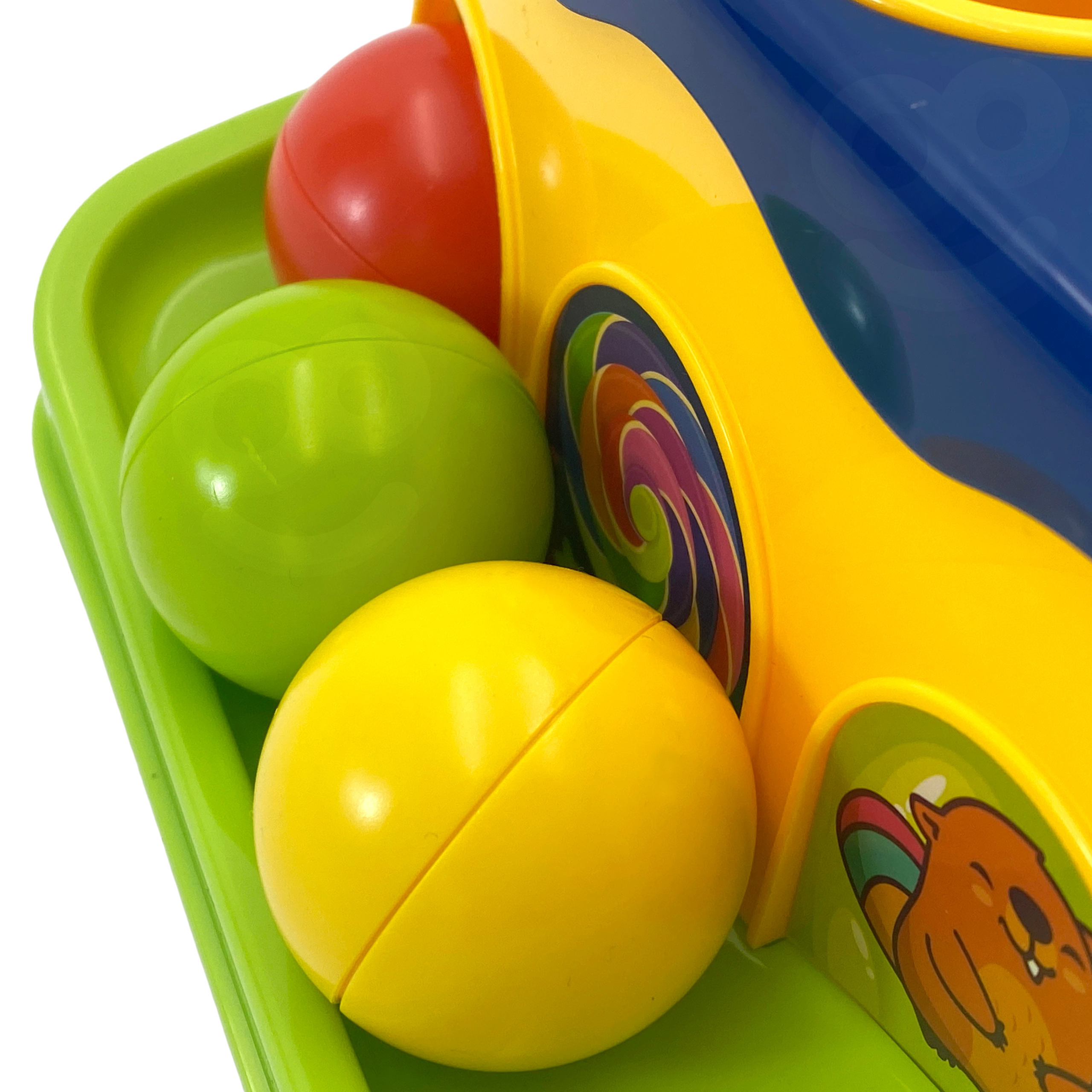 Kolorowa przebijanka wbijanka z młoteczkiem montessori