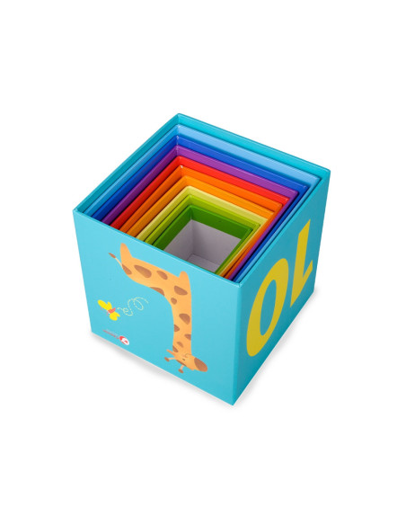 CLASSIC WORLD Kartonowa Układanka Klocki Edukacyjne