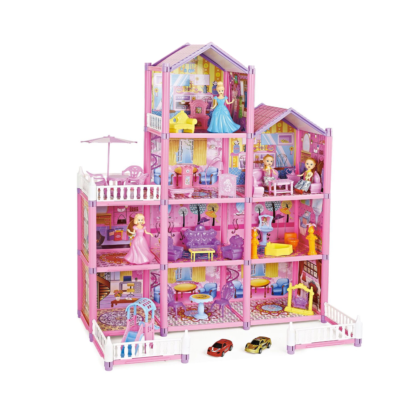 WOOPIE Mega Willa Domek dla Lalek LOVELY HOUSE 194 el.