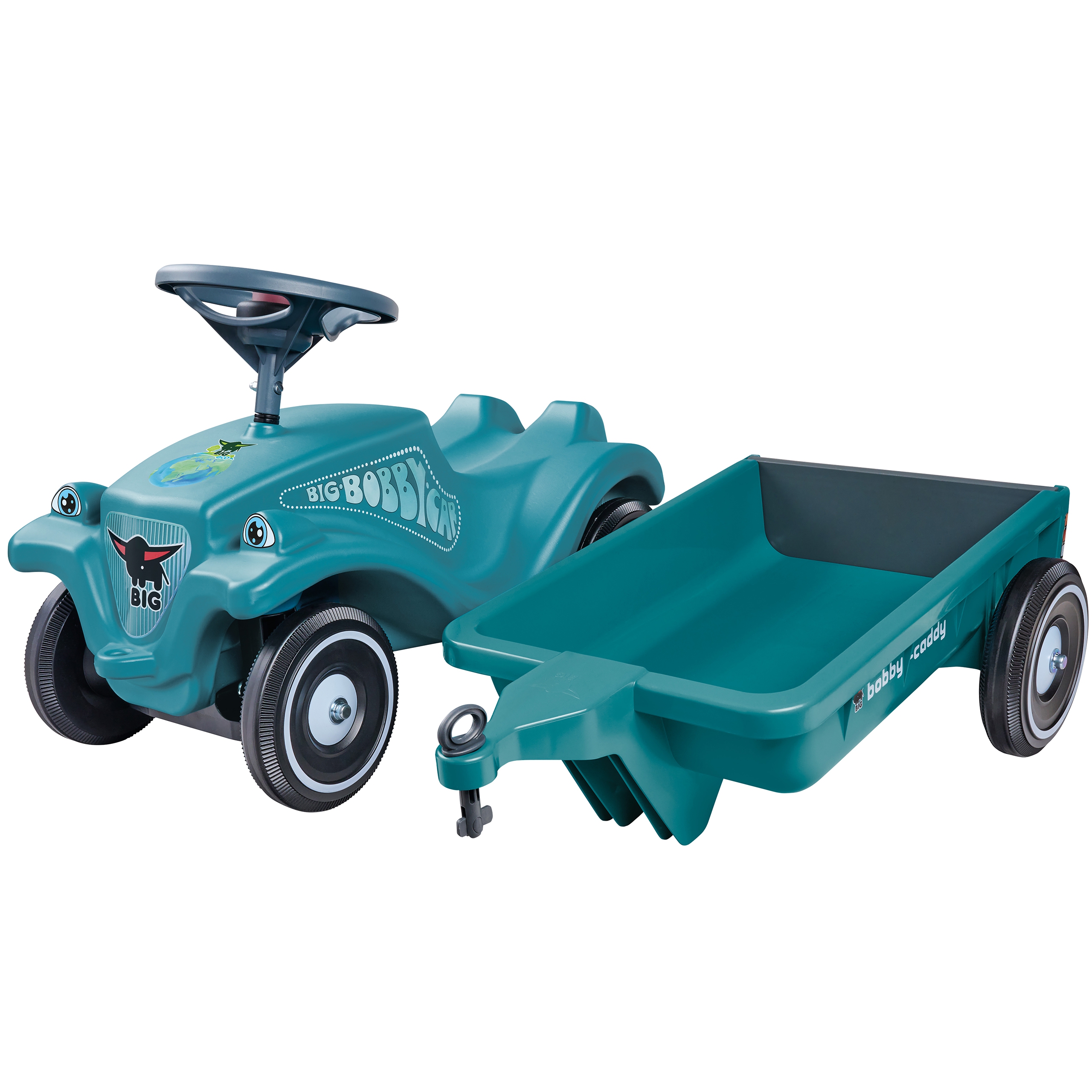 Jeździk bobby car classic eco 2.0 z przyczepą