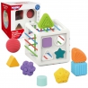 WOOPIE Flexible Sensory Cube Sorter for Kids Colorful Shapes 11 psc.