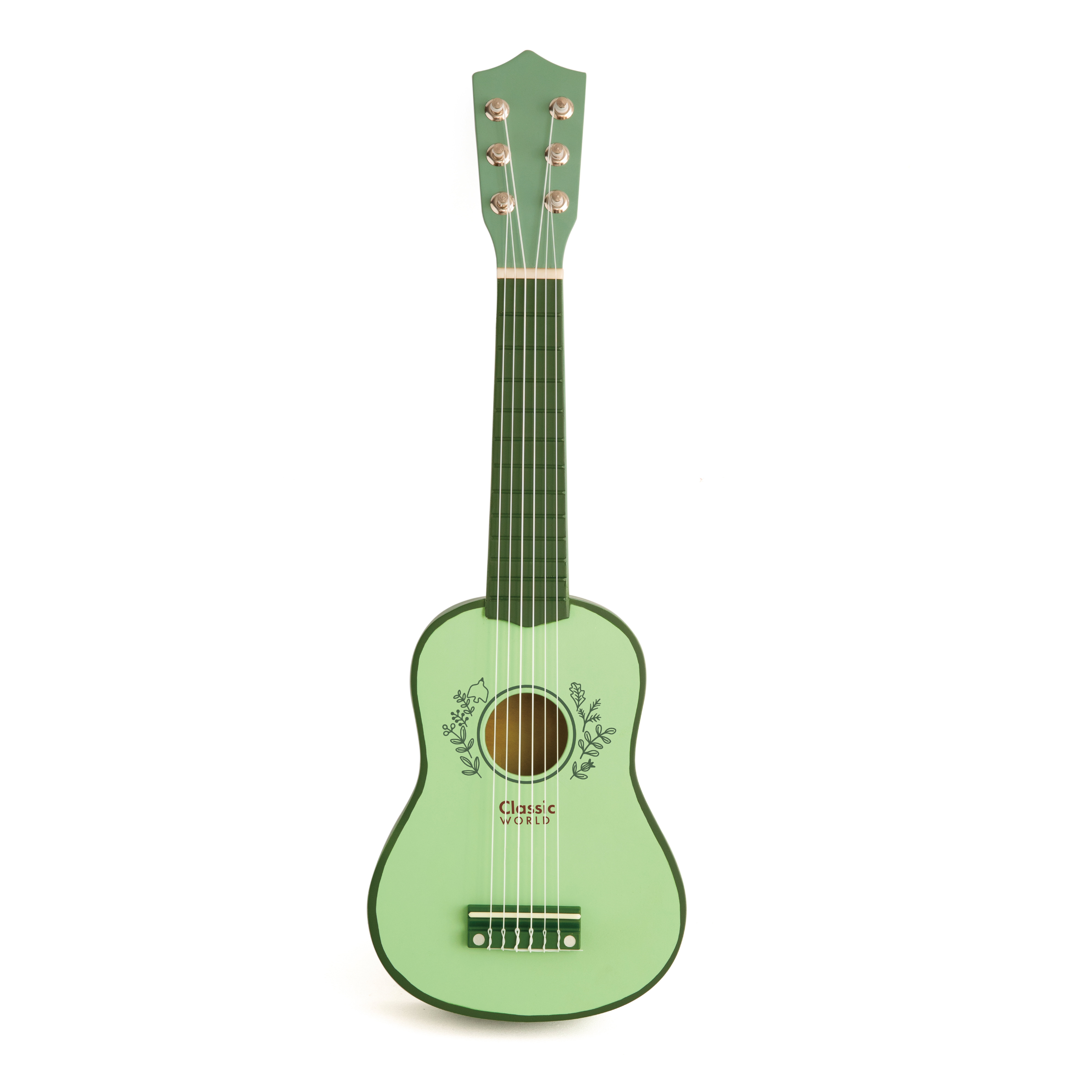 Drewniana gitara vintage dla dzieci 3+