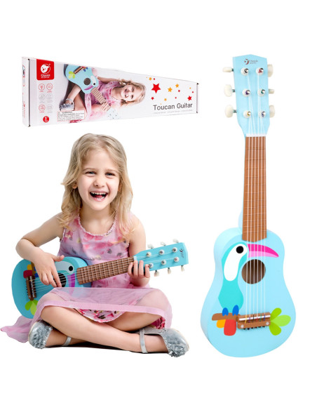 CLASSIC WORLD Drewniana  Gitara Dla Dzieci  Toucan