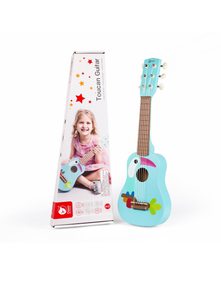CLASSIC WORLD Drewniana  Gitara Dla Dzieci  Toucan