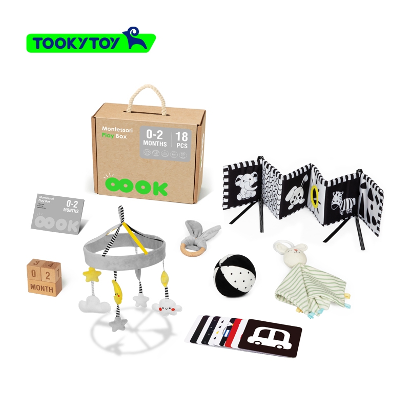 Box pudełko xxl montessori edukacyjne 7w1 sensoryczne 0-2 mies