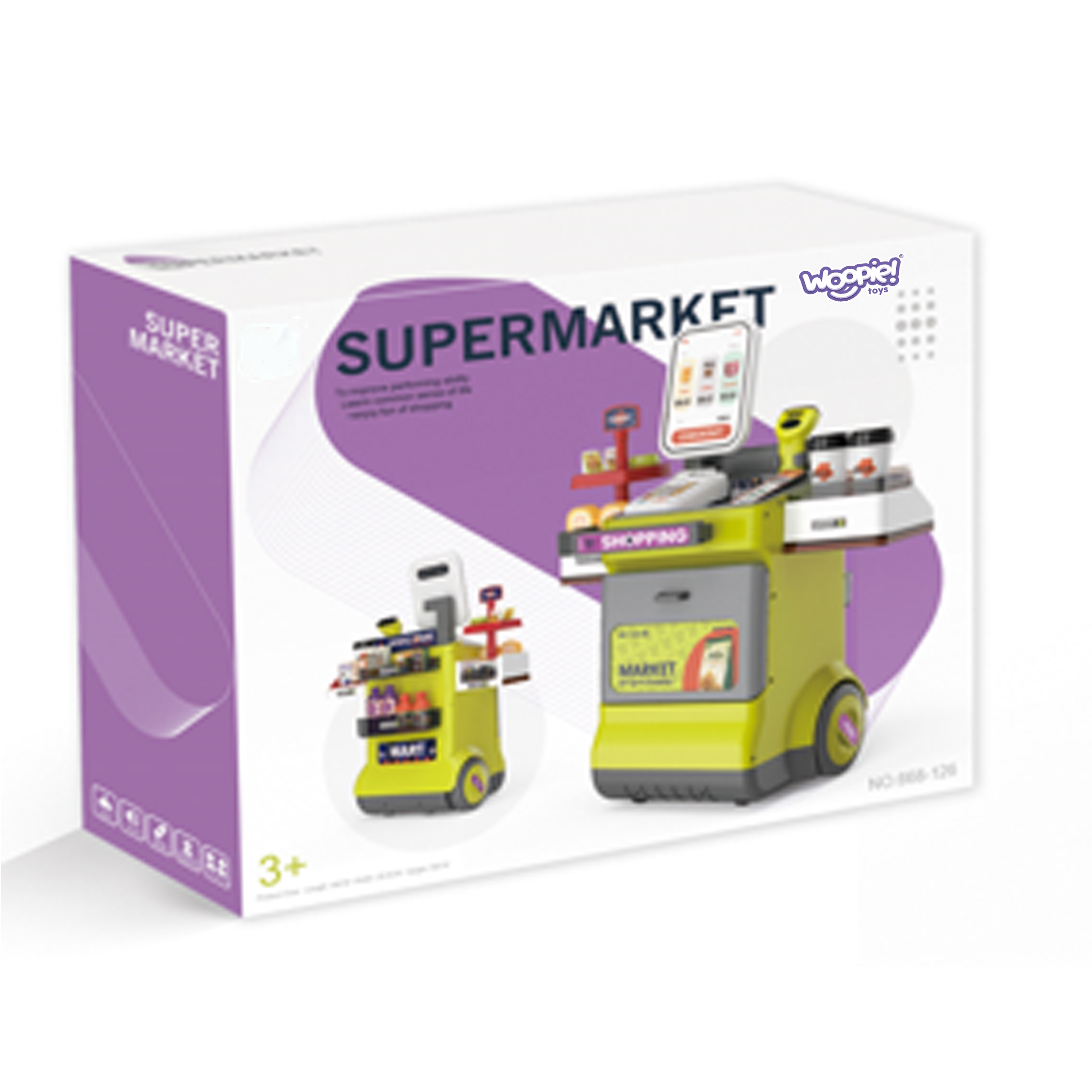 Sklep supermarket dla dzieci 48 el.