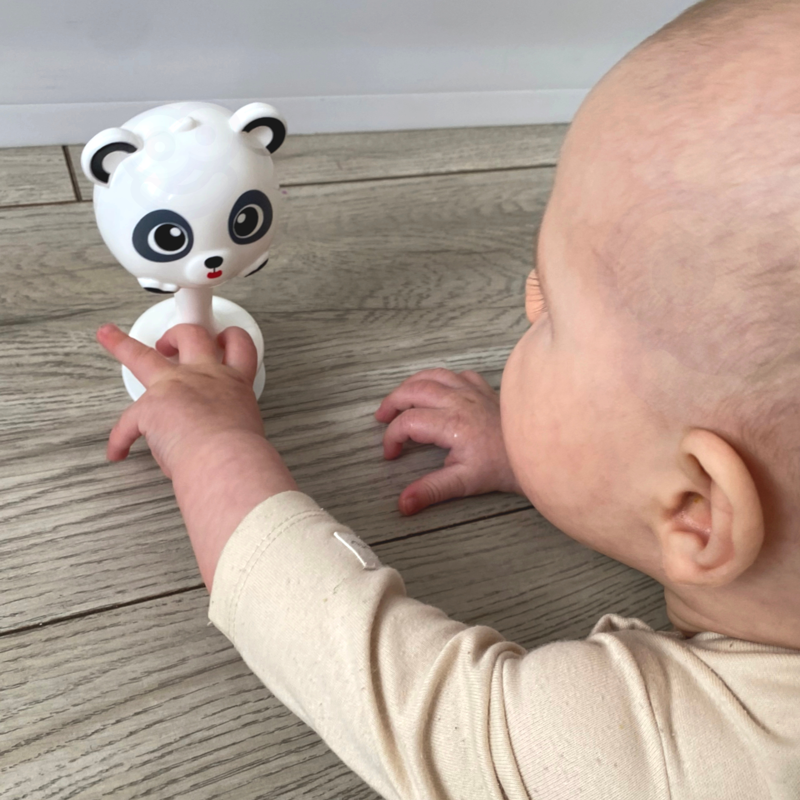 Grzechotka biało-czarna panda 0m+
