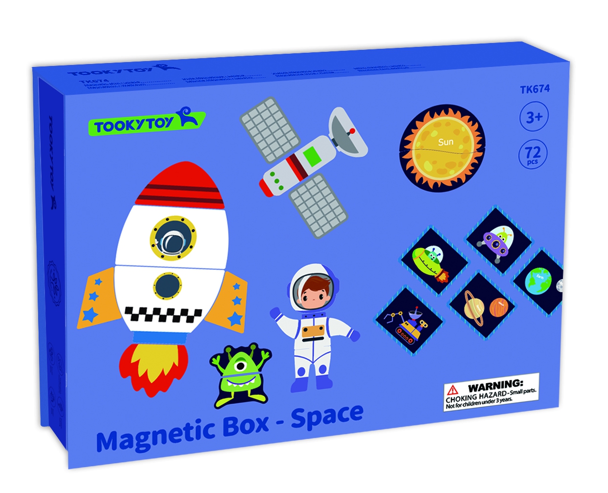 Układanka magnetyczna kosmos puzzle