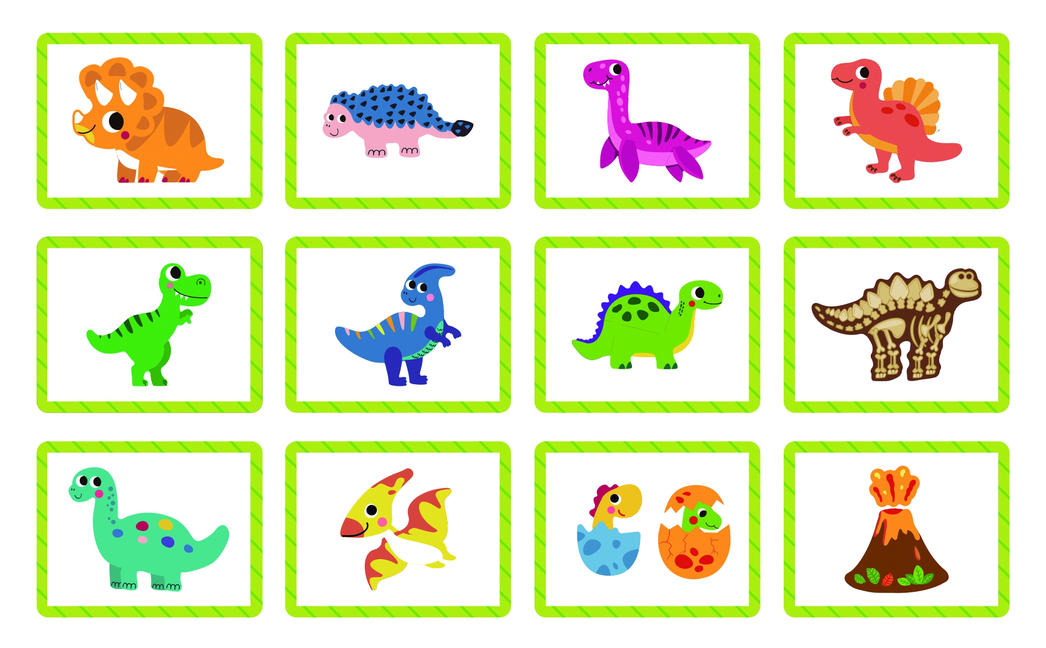 Układanka magnetyczna dinozaury puzzle