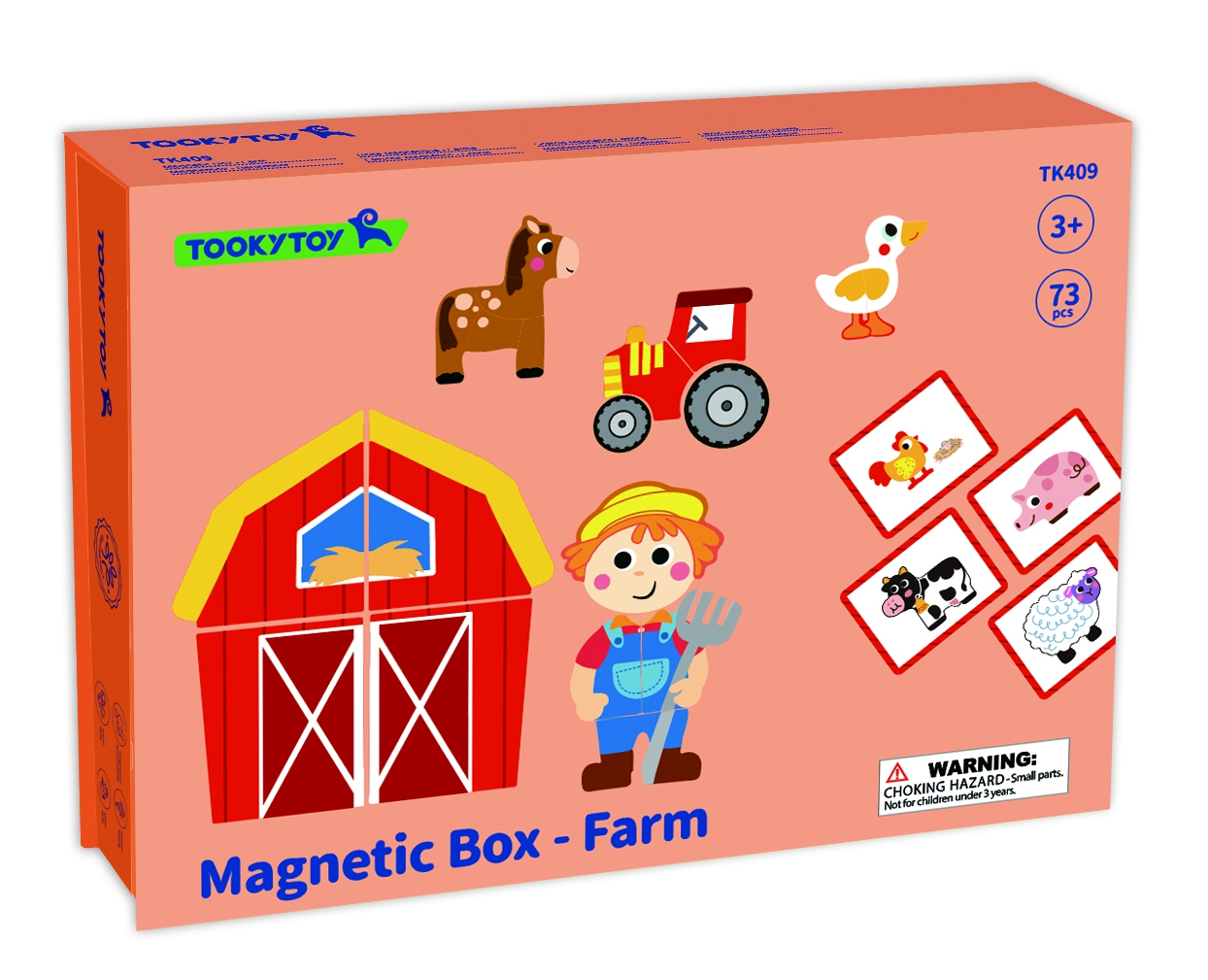 Układanka magnetyczna farma puzzle