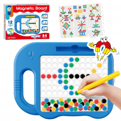 WOOPIE Tablica Magnetyczna dla Dzieci Montessori MagPad Słonik- Zestaw 6 szt.