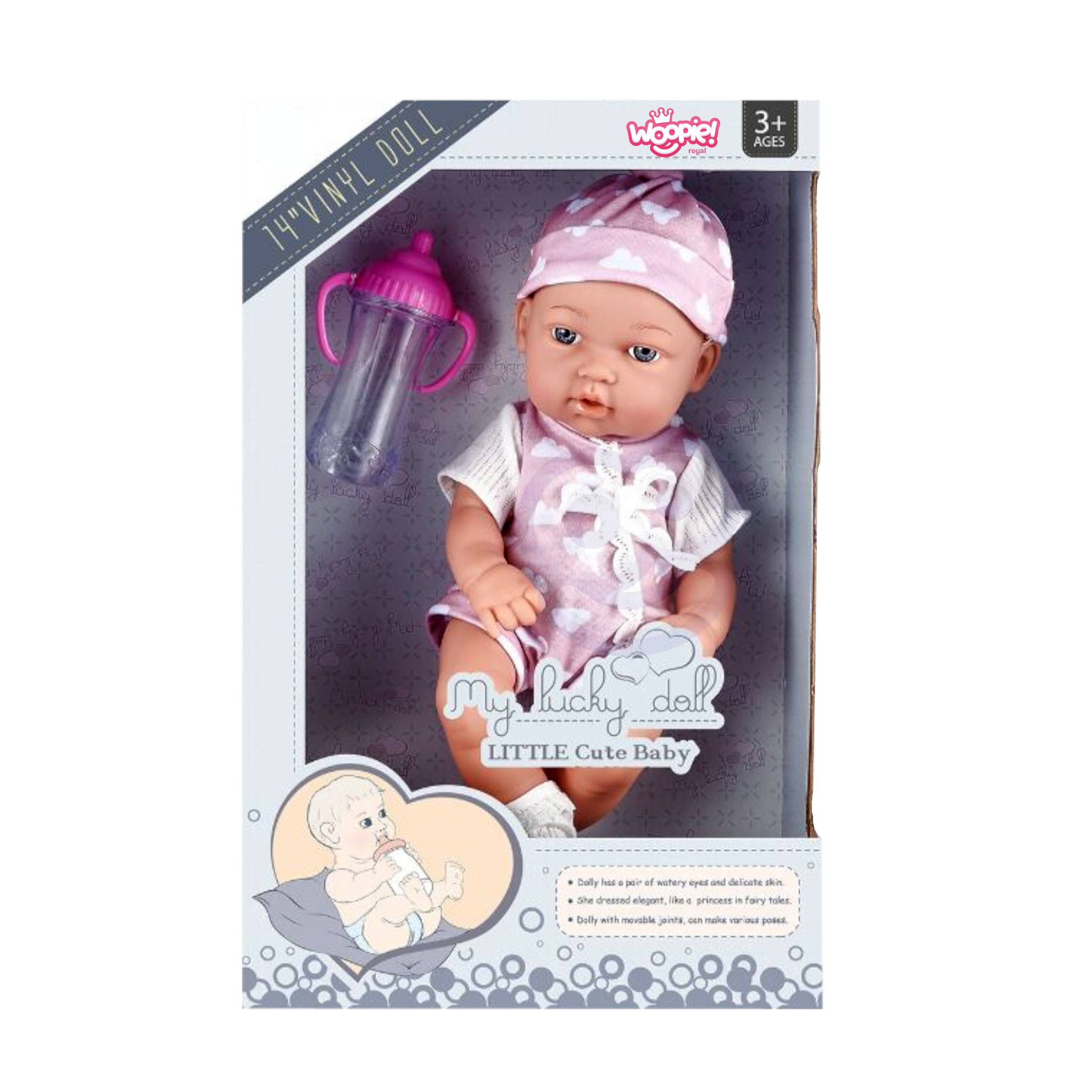 Uroczy bobasek w ubranku 36 cm