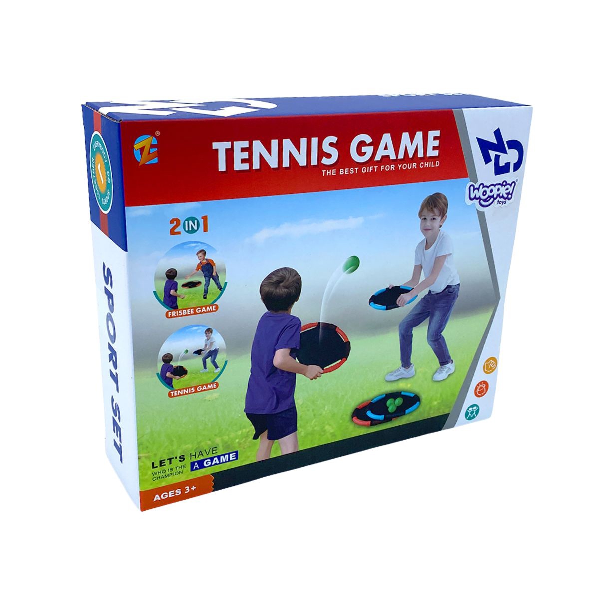 Gra zręcznościowa 2w1 tennis frisbee