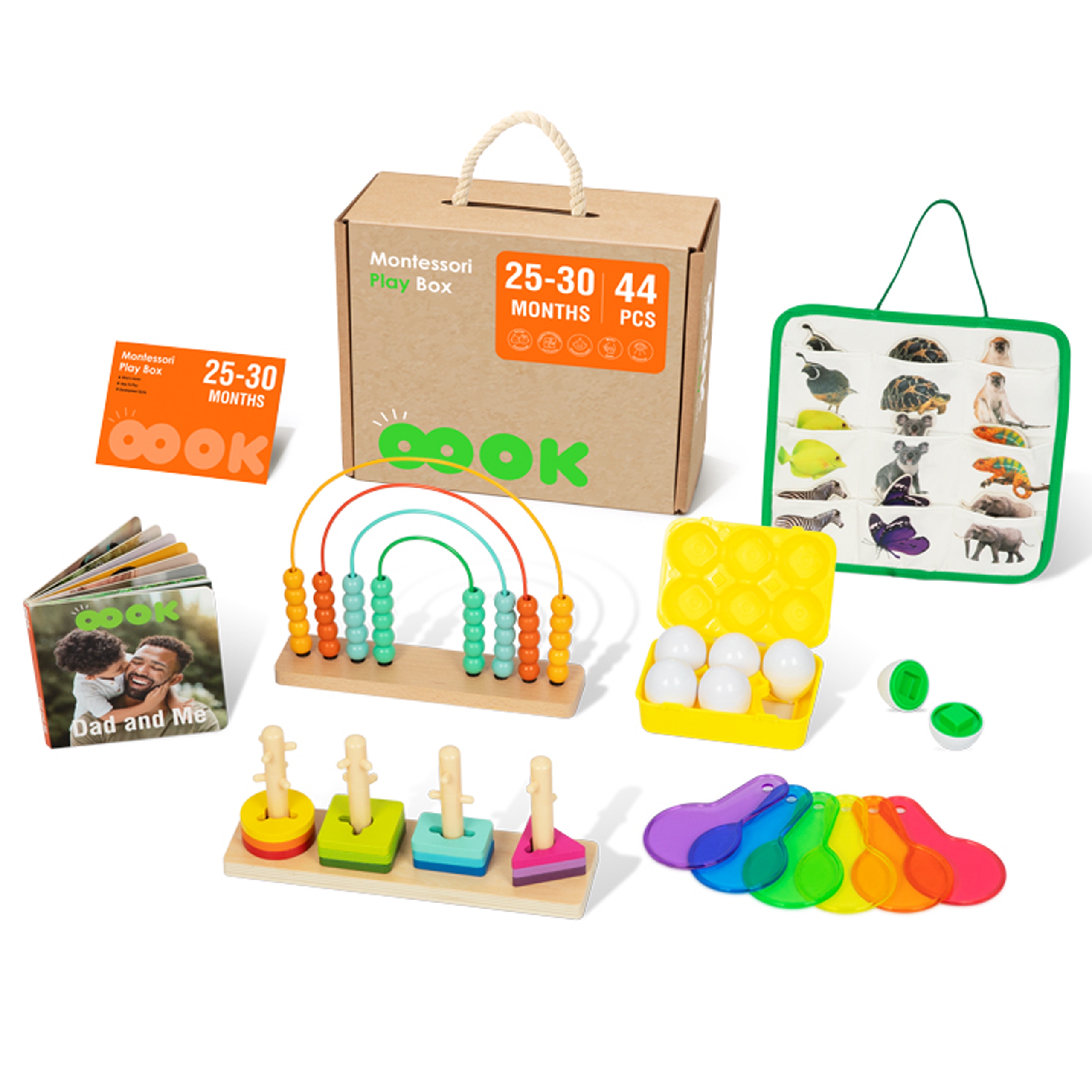Box pudełko xxl montessori edukacyjne 7w1 sensoryczne 25-30 mies.