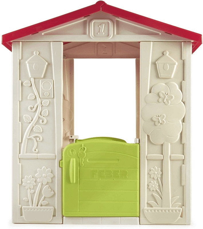 Domek ogrodowy dla dzieci happy house otwierane drzwi i balkon