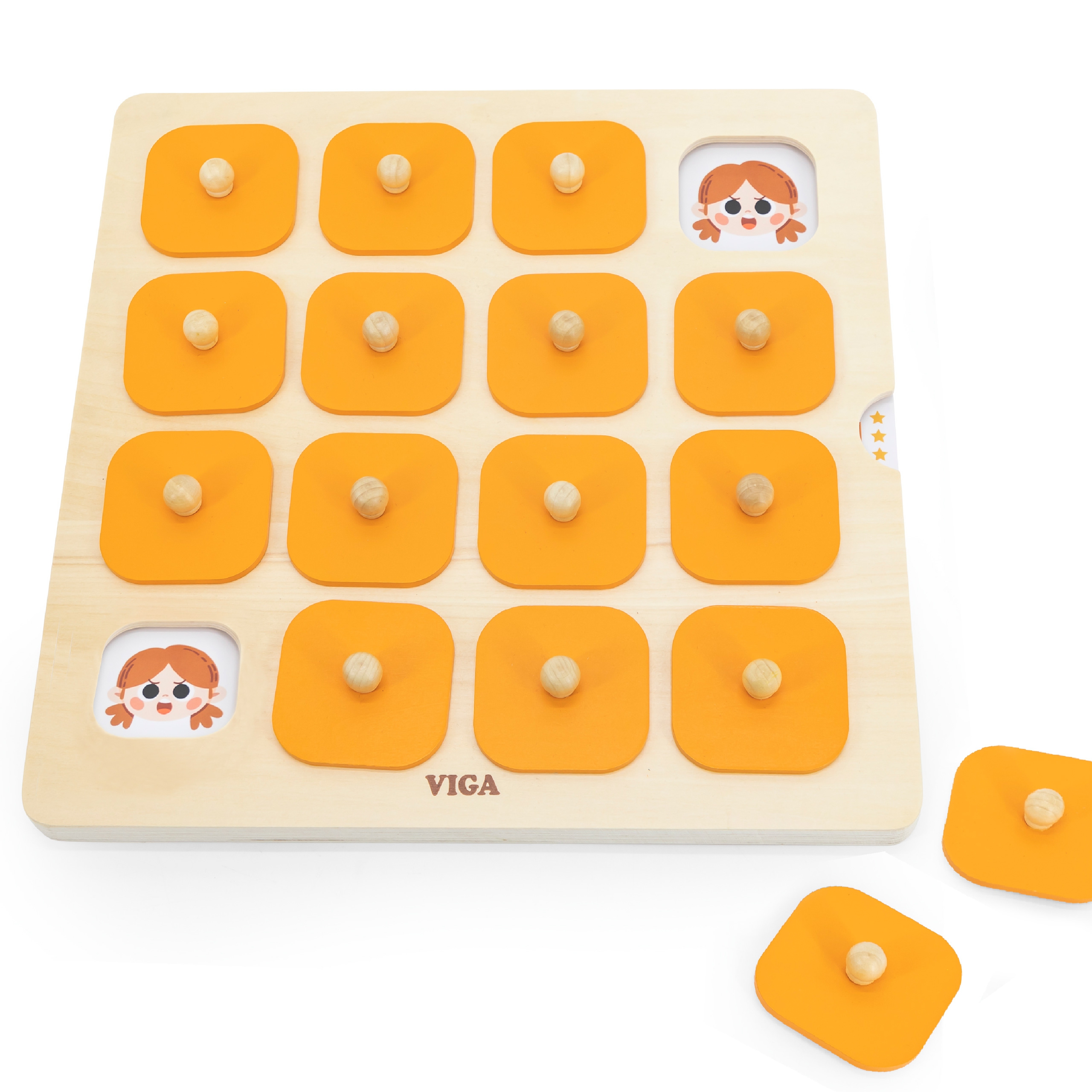 Memory gra pamięciowa zgadnij obrazki 10 kart montessori