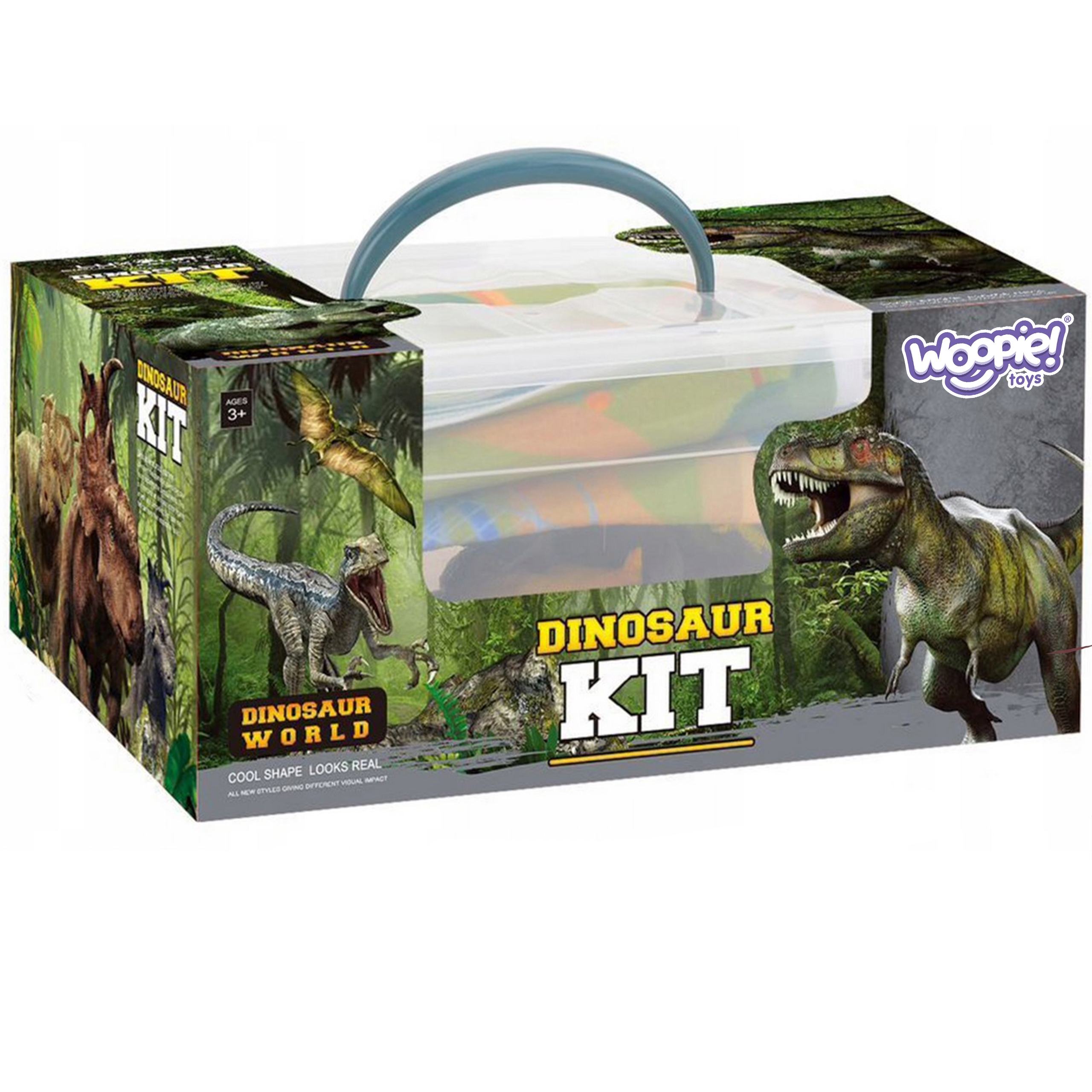 Duży zestaw figurki dinozaury xxl + mata "prehistoryczny świat"