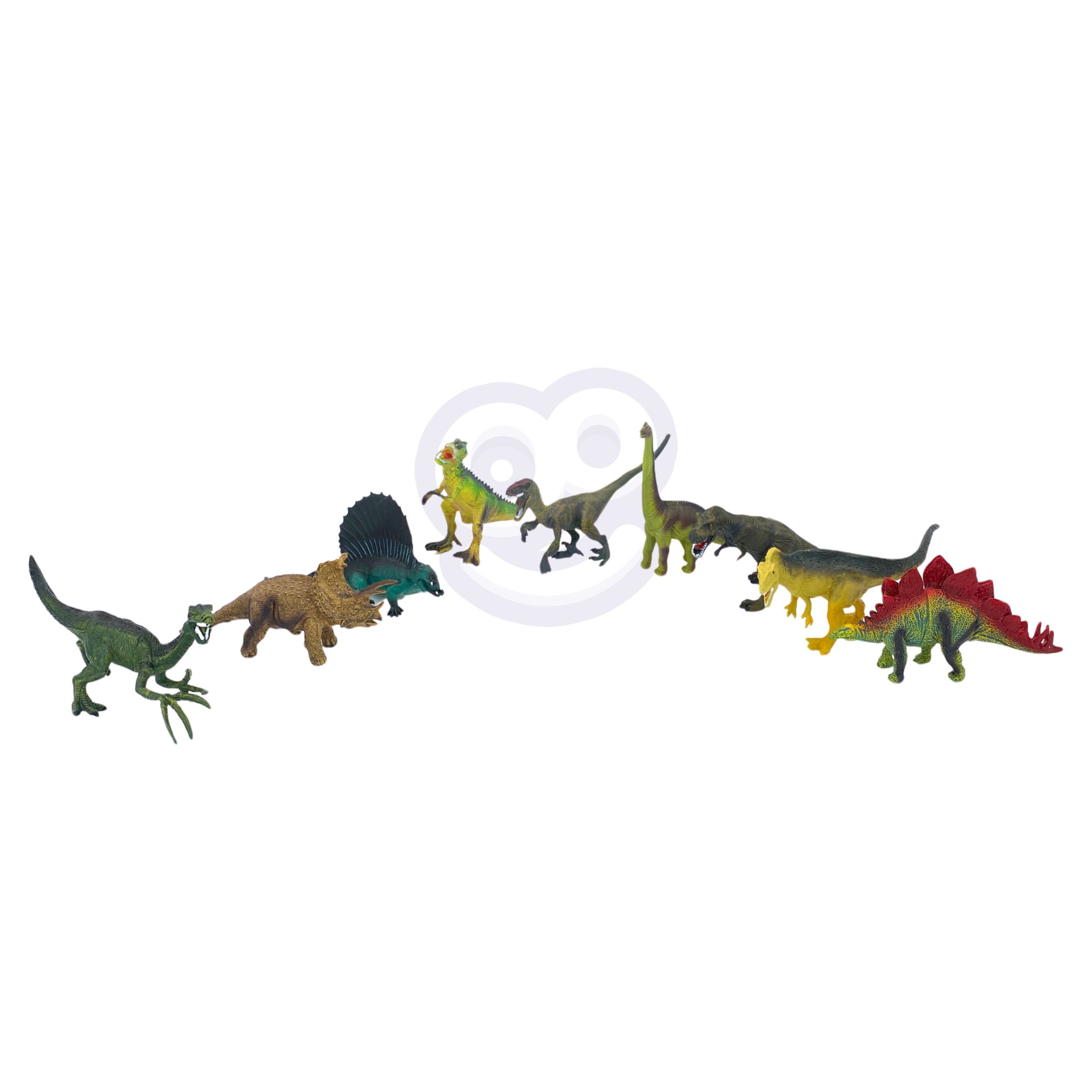 Zestaw figurki dinozaury 16 el. + mata + kuferek
