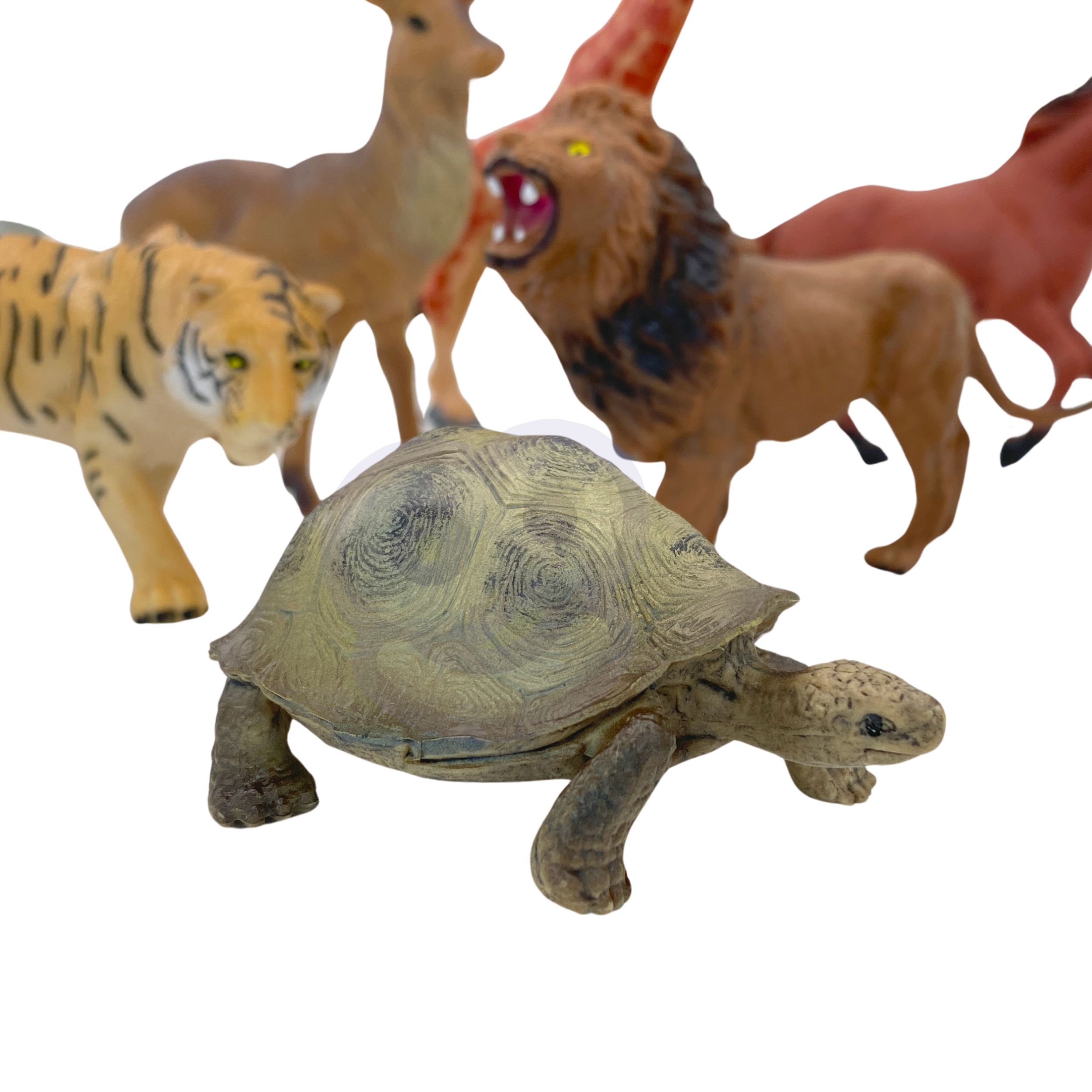 Zestaw figurki safari + mata 24 el.