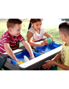 Picknicktisch Nick mit Behältern und Sonnenschirm – AXI 2