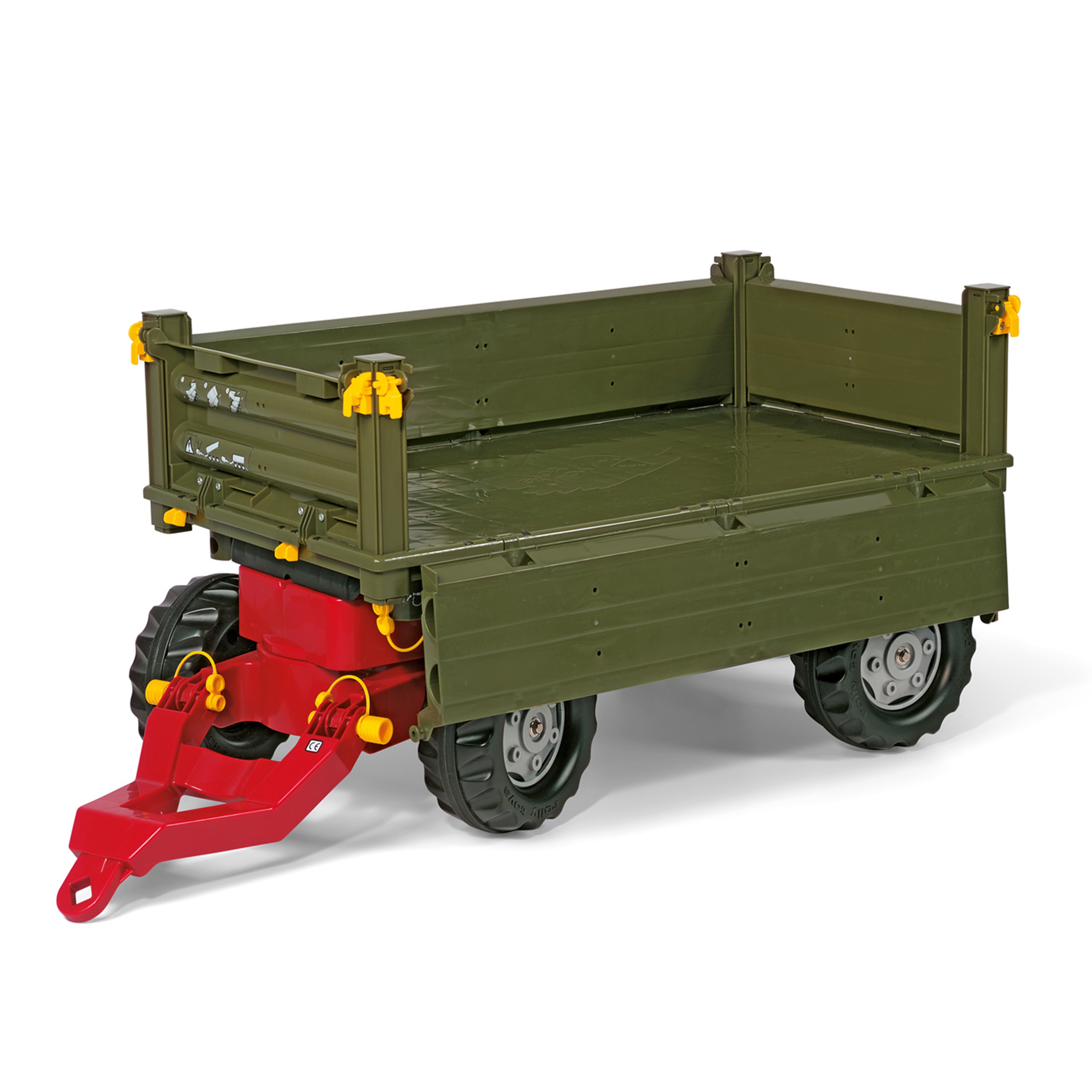 Rollytrailer przyczepa multi dwuosiowa zielona