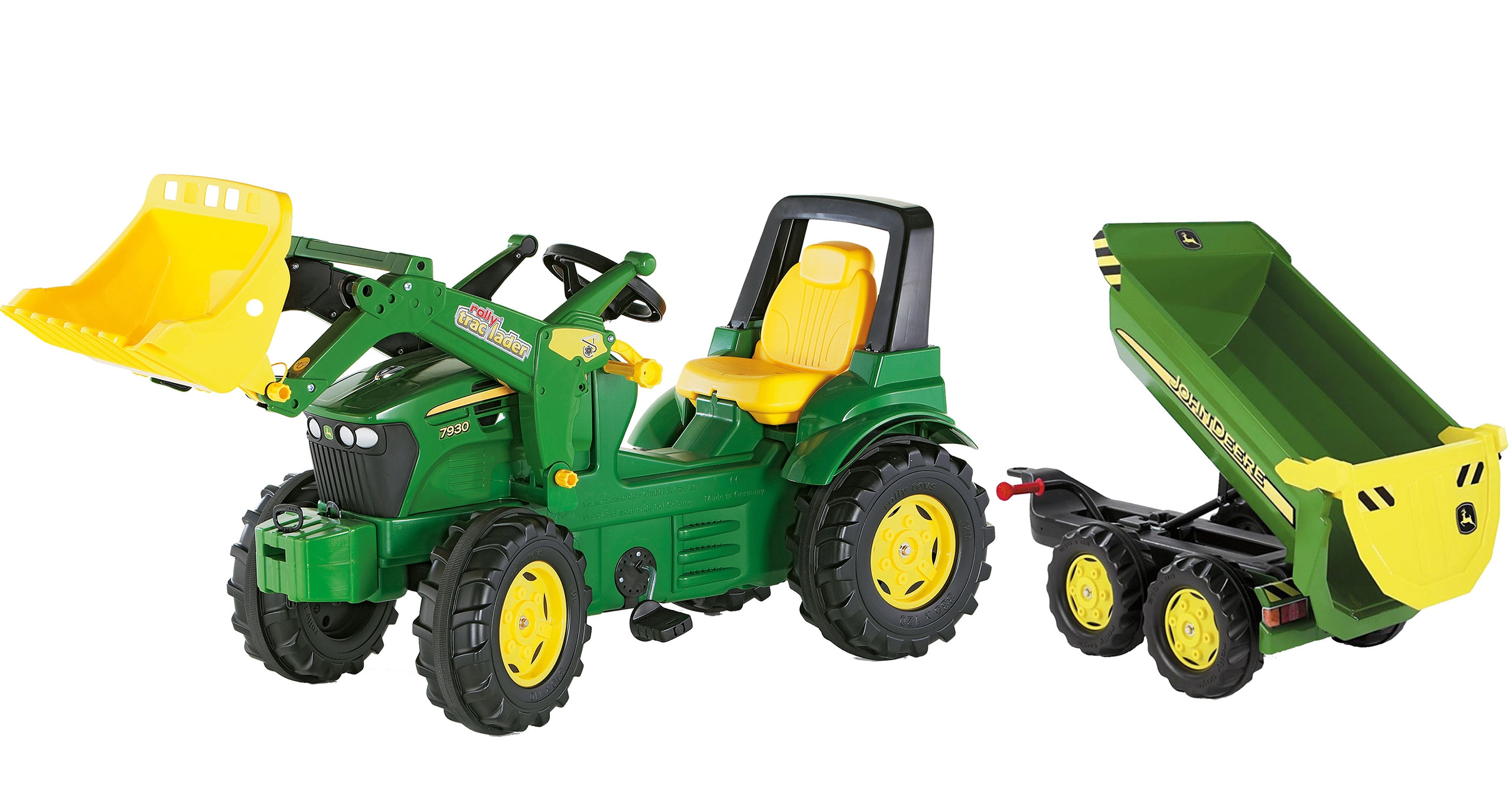Rollyfarmtrac john deere 7930 traktor na pedały z łyżką