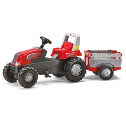 Rolly Toys RollyJunior RT - Traktor na pedały z przyczepą Junior 3-8 lat do 50kg