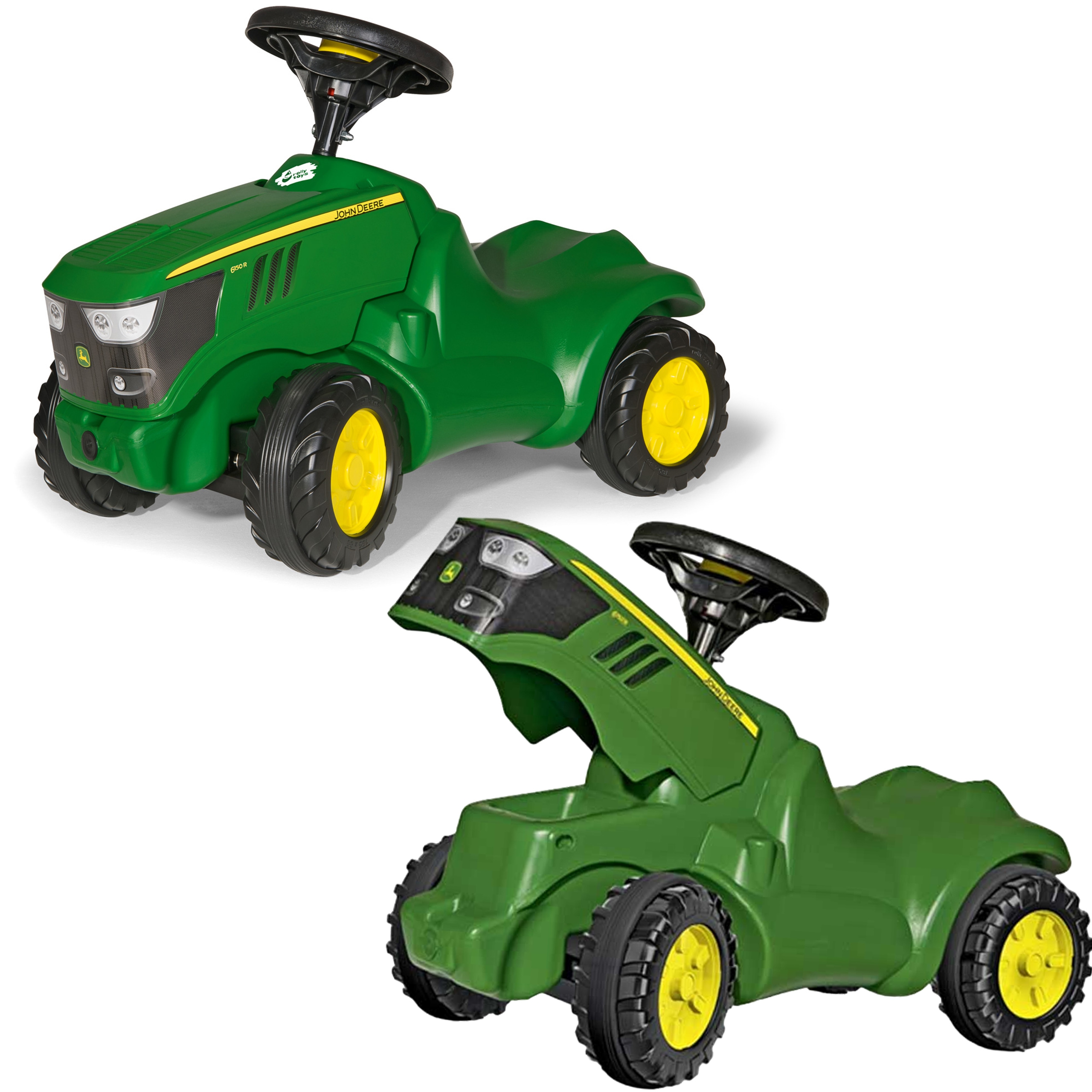 Rolly Toys rollyMinitrac Jeździk John Deere 6150 R Traktor Klakson